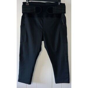 Tommie Copper Women Size Large Adj. 2 Pockets Capris Leggings 19"